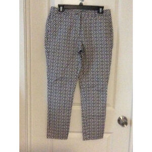 Women's Michael Kors Ankle & Cropped Pants Black White Geometric
